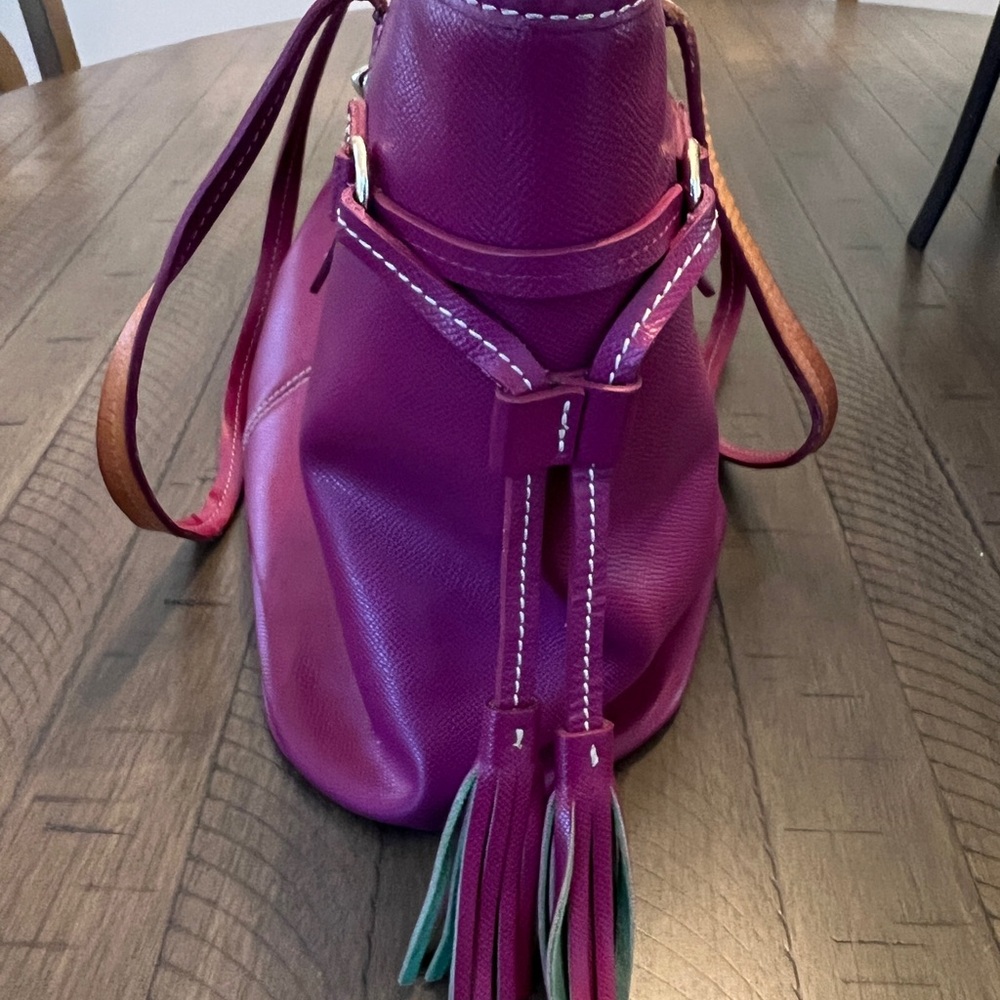 Dooney & Bourke Vibrant Magenta Tote - Picture 16 of 16
